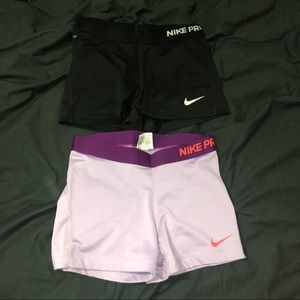 Nike spandex shorts